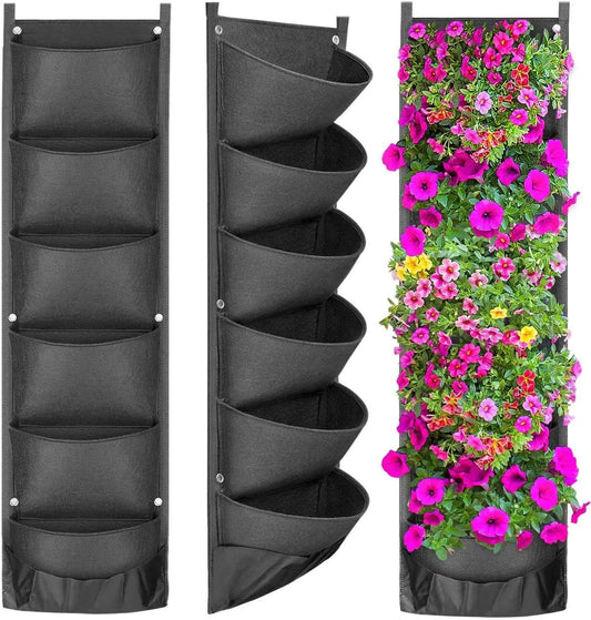 Vertical Hanging Garden Flower Pots - Shop Ease