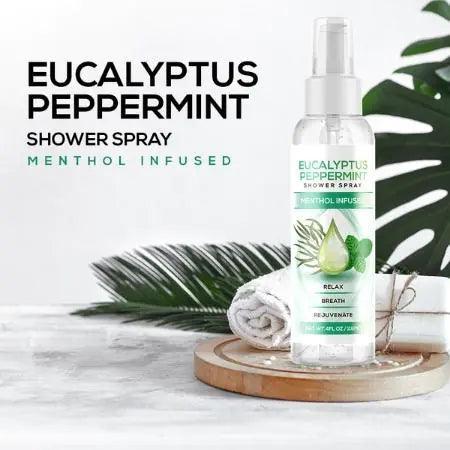 Eucalyptus Peppermint Essential Oil Shower Spray - Shop Ease